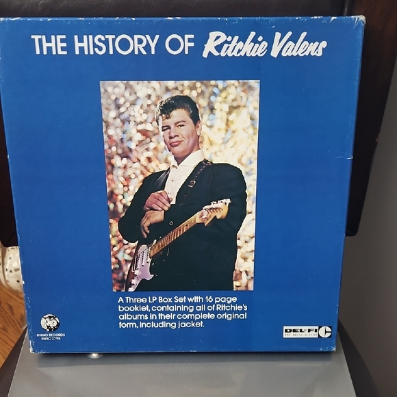 Ritchie Valens Other - The History of Ritchie Valens Vinyl Record Set - Blue